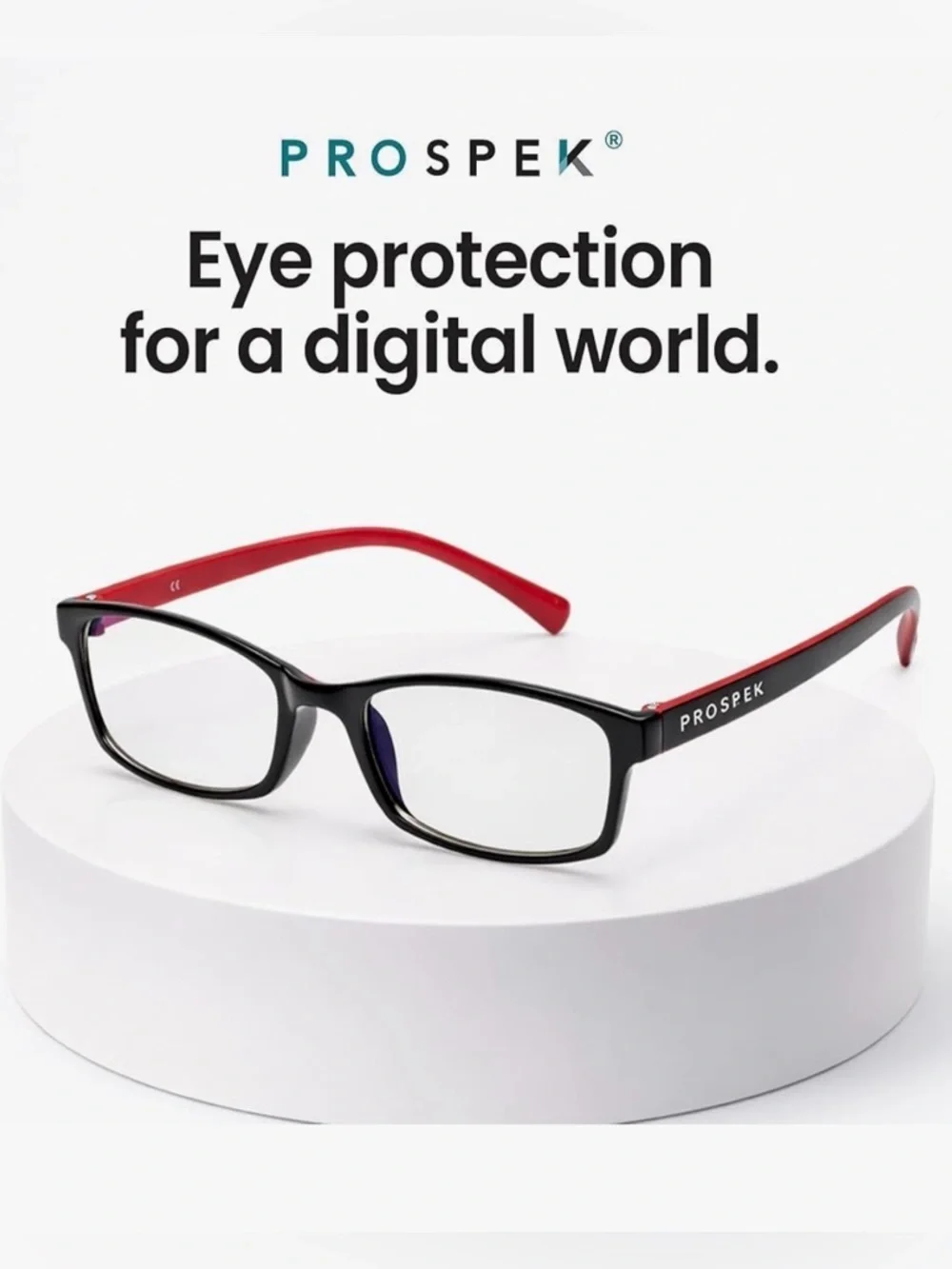 PROSPEK Blue Light Blocking Glasses Computer Glasses Red